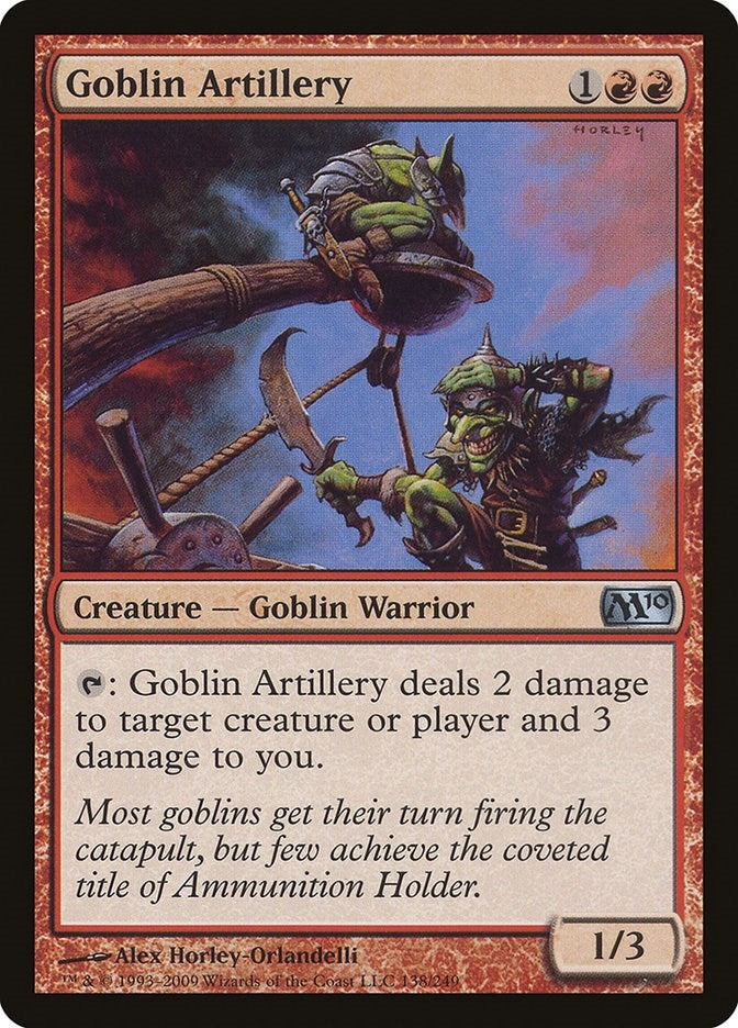 Goblin Artillery (138) (Magic 2010 (M10))