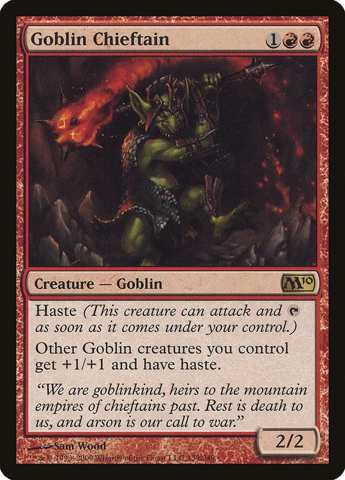 Goblin Chieftain (139) (Magic 2010 (M10))