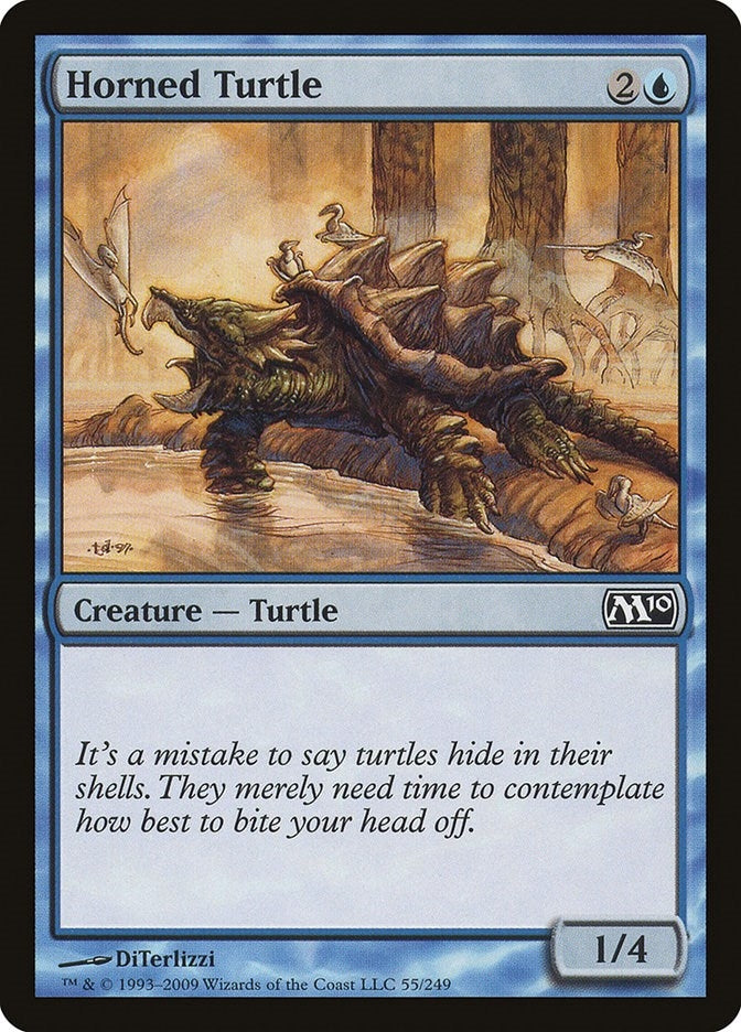 Horned Turtle (55) (Magic 2010 (M10))