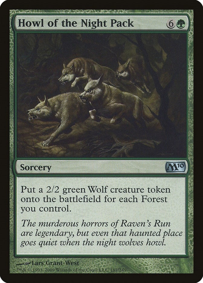 Howl of the Night Pack (187) (Magic 2010 (M10))
