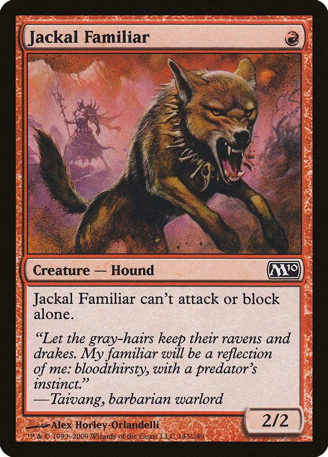 Jackal Familiar (143) (Magic 2010 (M10))