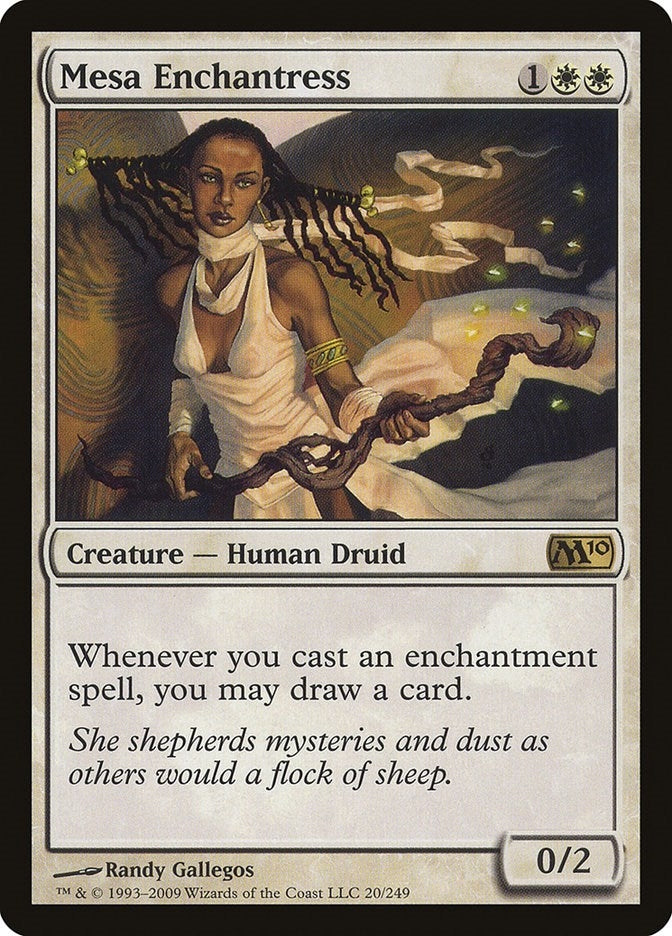 Mesa Enchantress (20) (Magic 2010 (M10))
