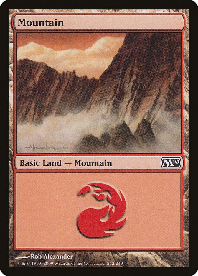 Mountain (242) (242) (Magic 2010 (M10))