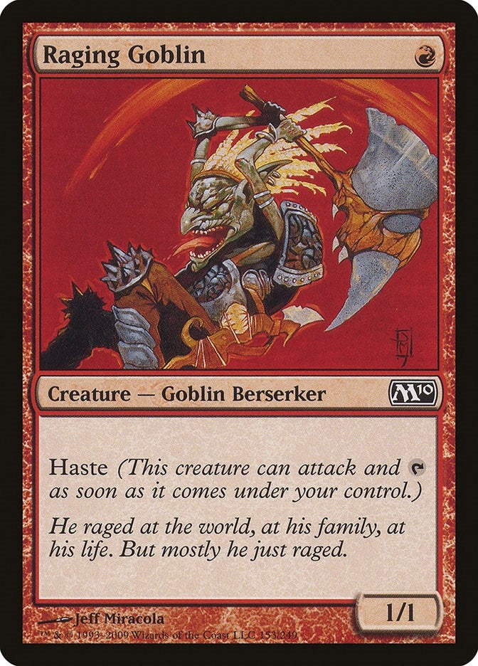 Raging Goblin (153) (Magic 2010 (M10))