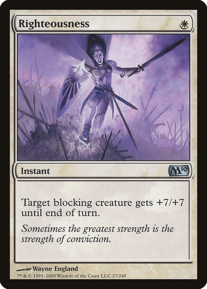 Righteousness (27) (Magic 2010 (M10))