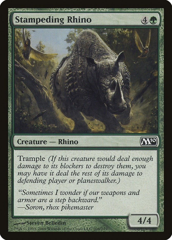 Stampeding Rhino (204) (Magic 2010 (M10))
