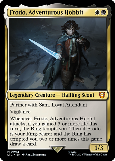 Frodo, Adventurous Hobbit (LTC-002) - Tales of Middle-earth Commander