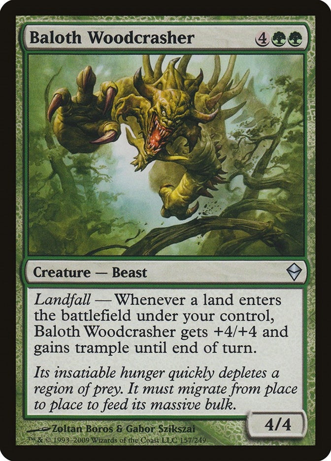 Baloth Woodcrasher (157) (Zendikar)