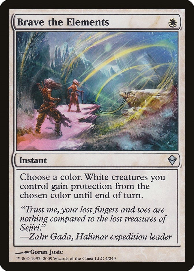 Brave the Elements (4) (Zendikar)