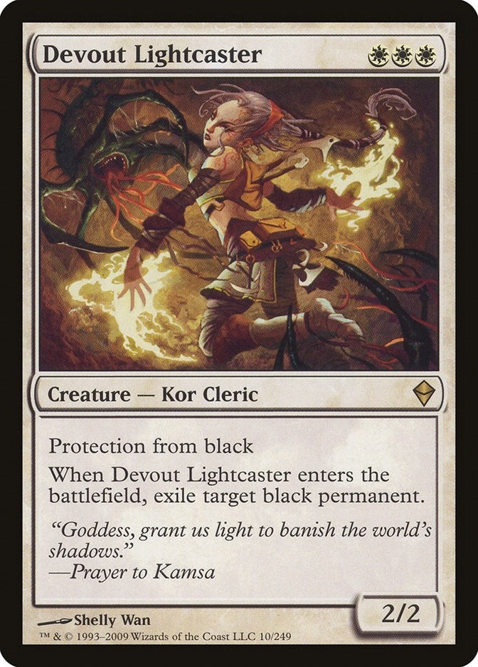 Devout Lightcaster (10) (Zendikar)