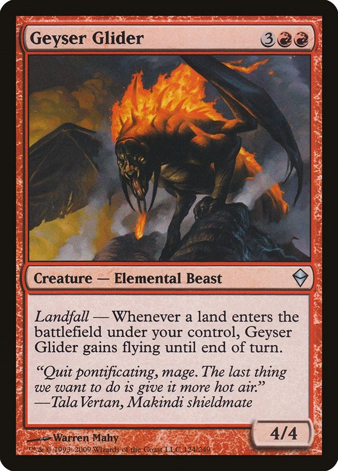 Geyser Glider (124) (Zendikar)