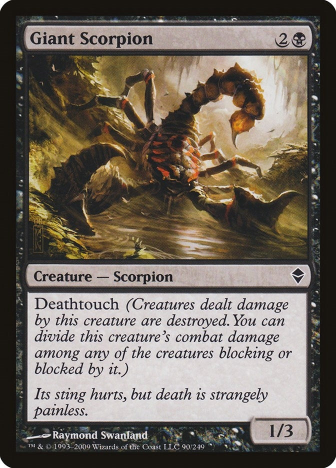 Giant Scorpion (90) (Zendikar)