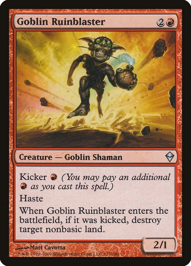 Goblin Ruinblaster (127) (Zendikar)