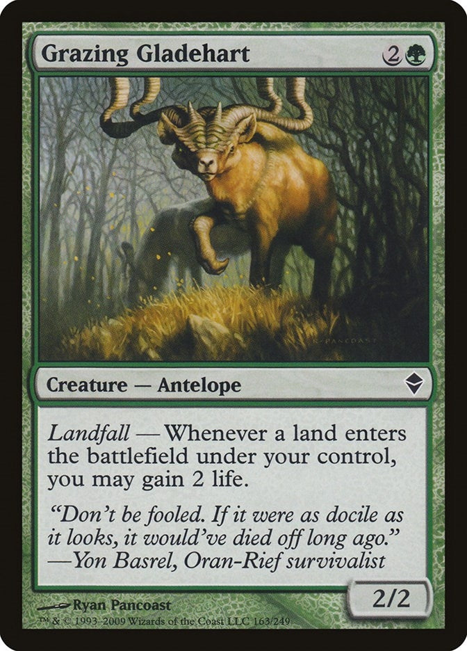 Grazing Gladehart (163) (Zendikar)