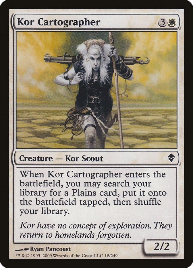 Kor Cartographer (18) (Zendikar)