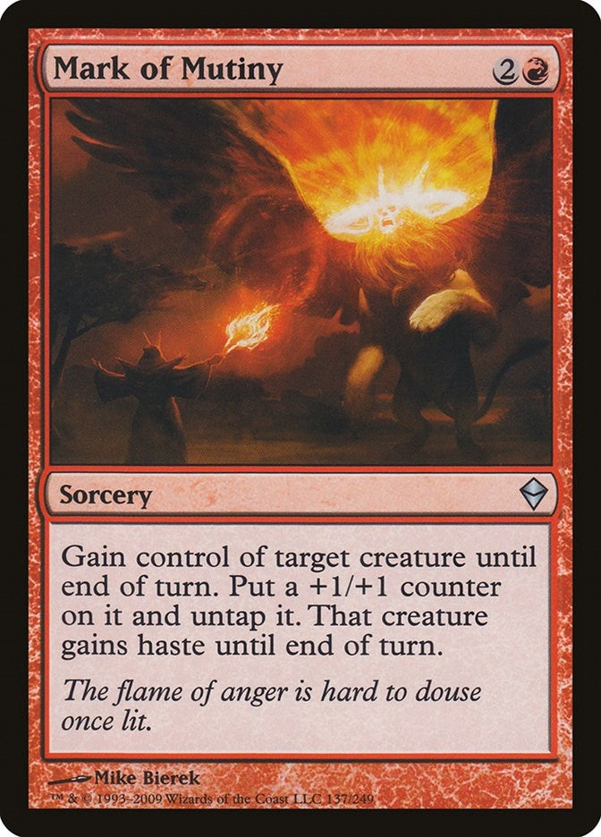 Mark of Mutiny (137) (Zendikar)