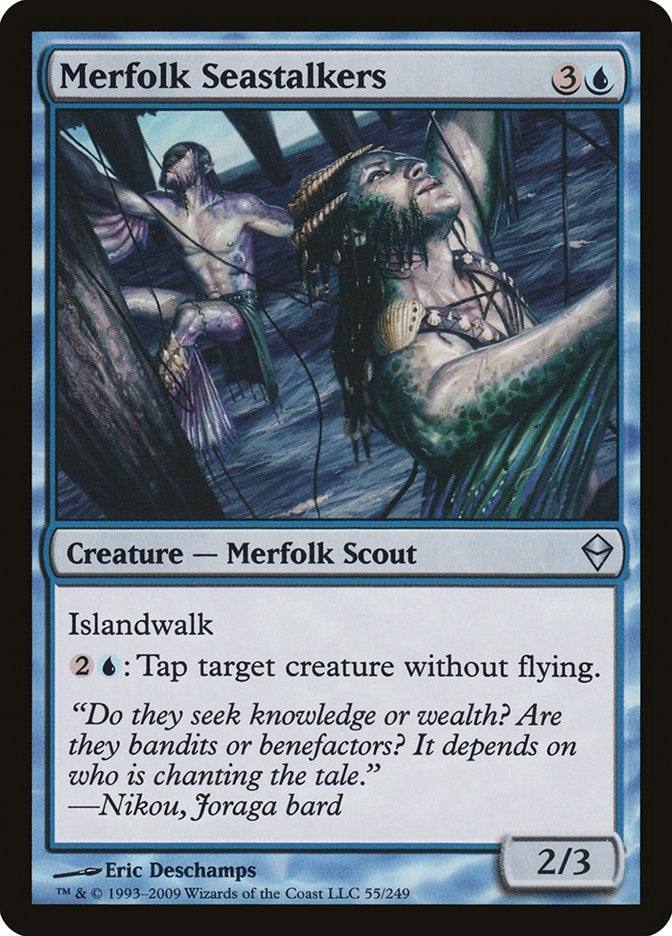 Merfolk Seastalkers (55) (Zendikar)