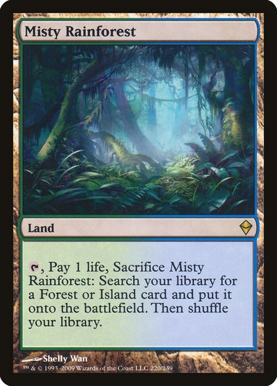 Misty Rainforest (220) (Zendikar)