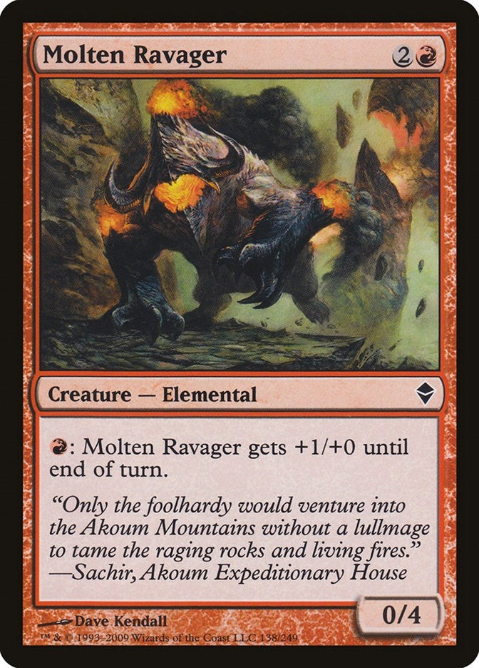 Molten Ravager (138) (Zendikar)