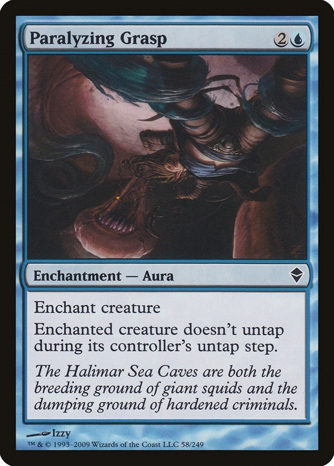 Paralyzing Grasp (58) (Zendikar)