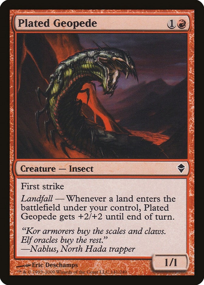 Plated Geopede (141) (Zendikar)