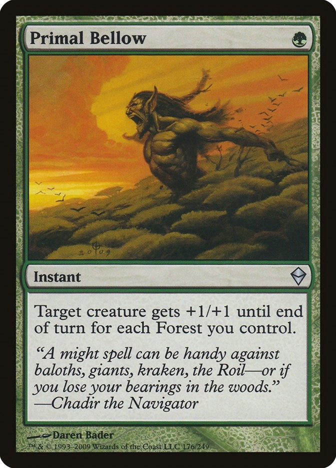Primal Bellow (176) (Zendikar)