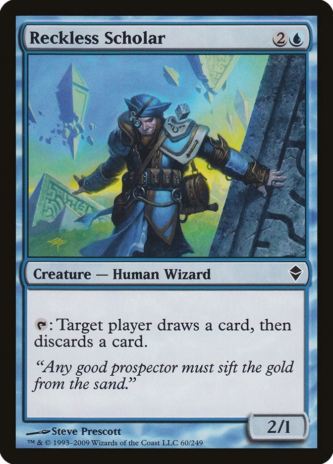 Reckless Scholar (60) (Zendikar)