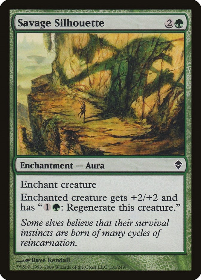 Savage Silhouette (181) (Zendikar)