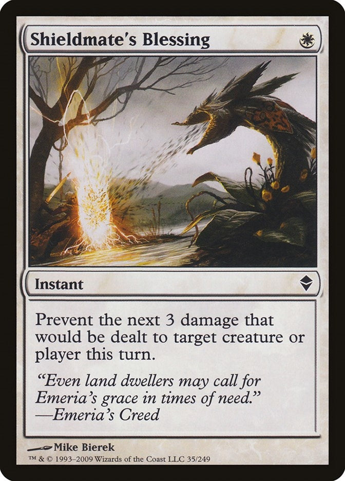 Shieldmate's Blessing (35) (Zendikar)