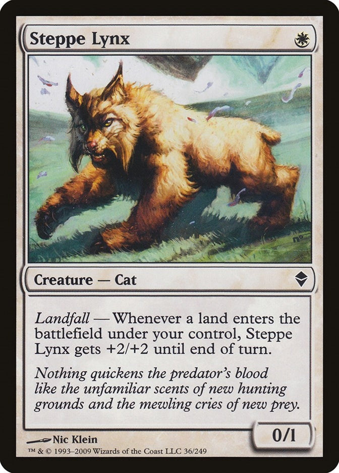 Steppe Lynx (36) (Zendikar)