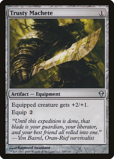 Trusty Machete (209) (Zendikar)