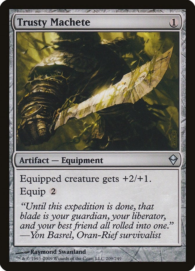 Image for Trusty Machete (209) - Magic: The Gathering