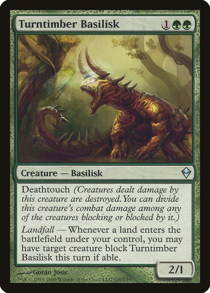 Turntimber Basilisk (190) (Zendikar)