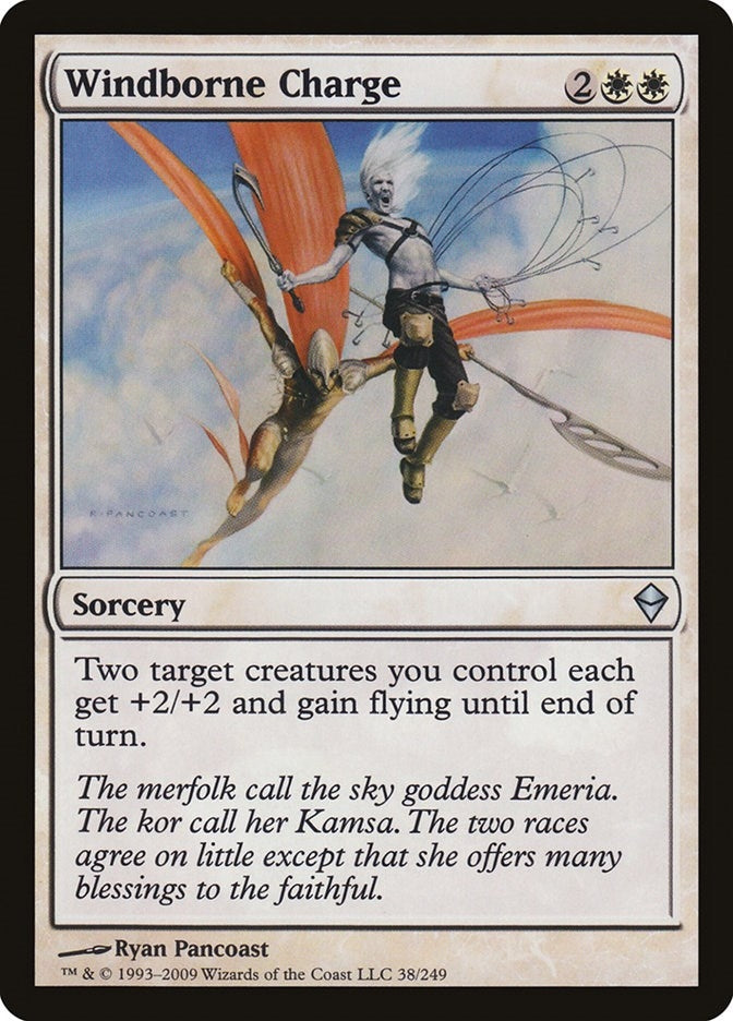 Windborne Charge (38) (Zendikar)