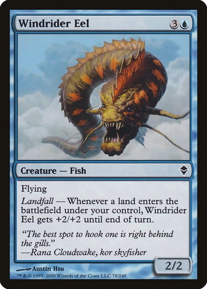Windrider Eel (78) (Zendikar)