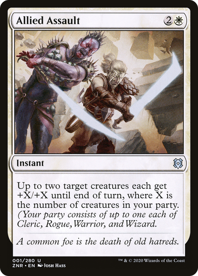Allied Assault (1) (Zendikar Rising)