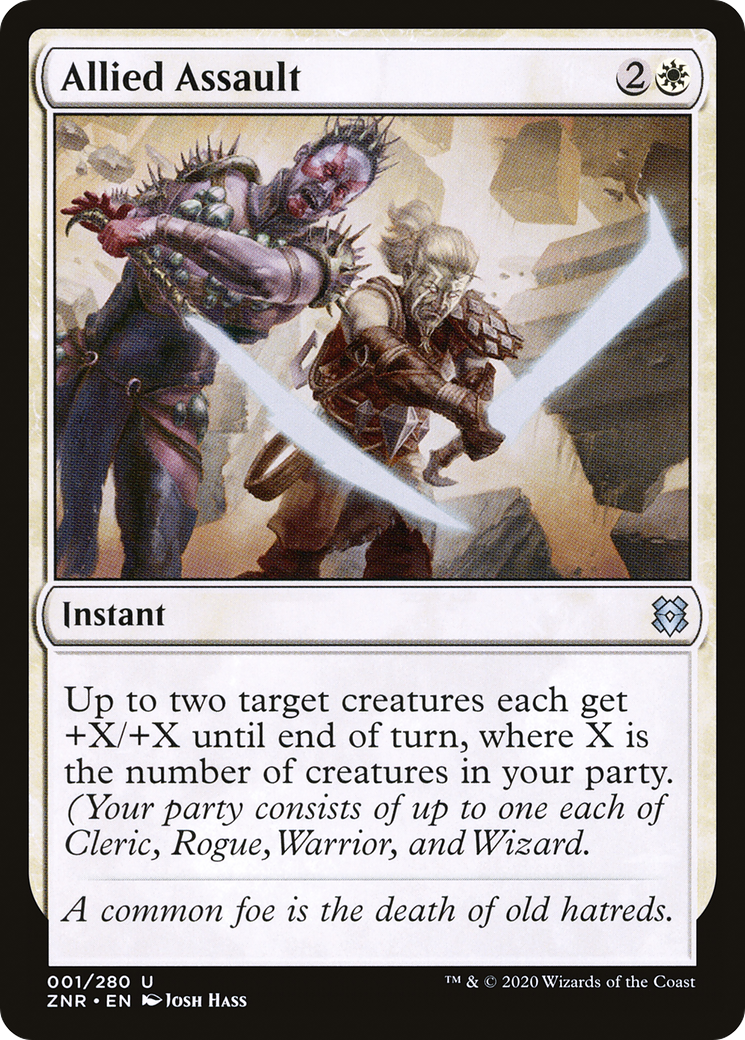 Allied Assault (1) (Zendikar Rising)