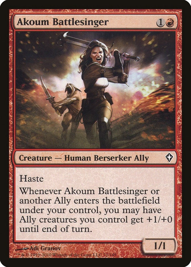 Akoum Battlesinger (71) (Worldwake)