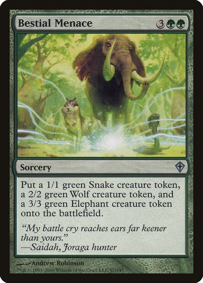 Bestial Menace (97) (Worldwake)