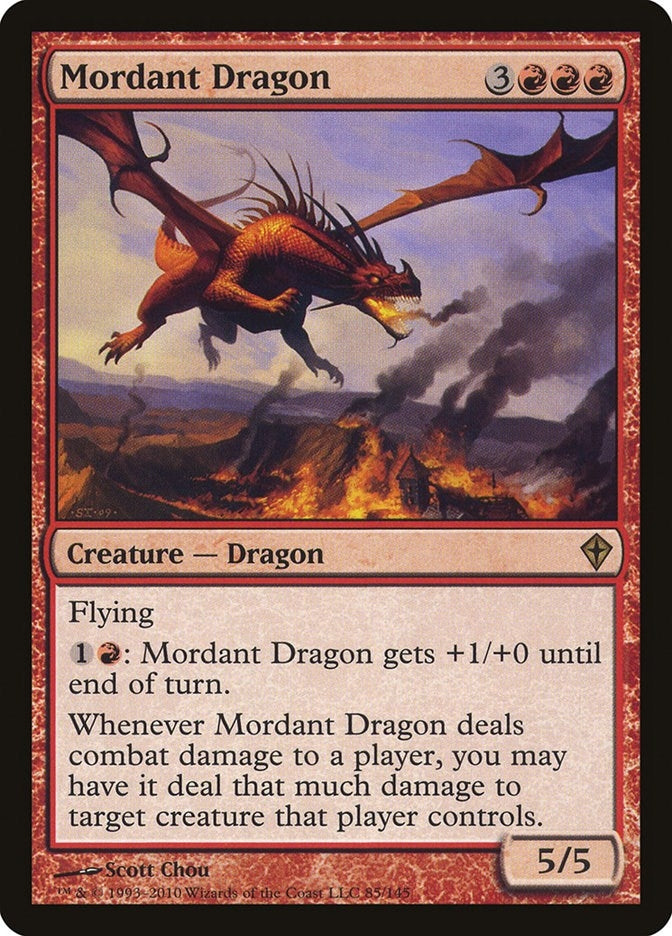 Mordant Dragon (85) (Worldwake)