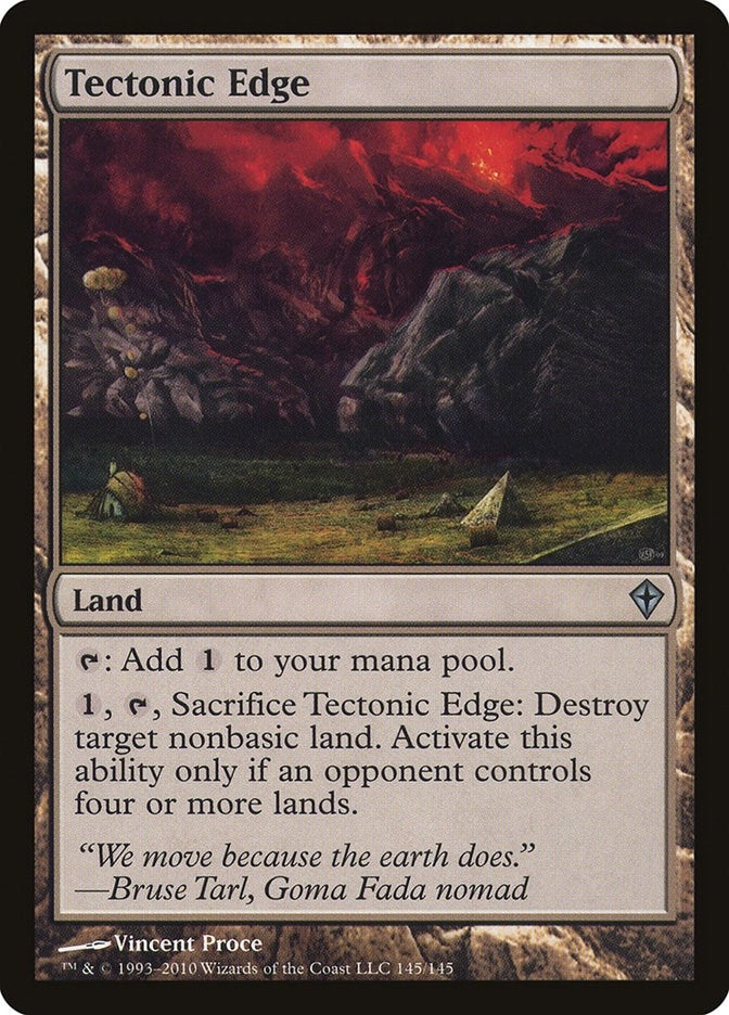 Tectonic Edge (145) (Worldwake)