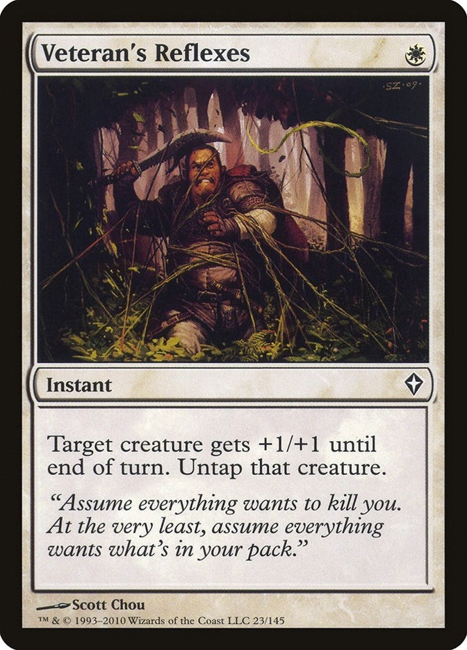 Image for Veteran's Reflexes (23) - Magic: The Gathering
