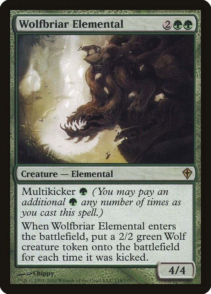Wolfbriar Elemental (118) (Worldwake)