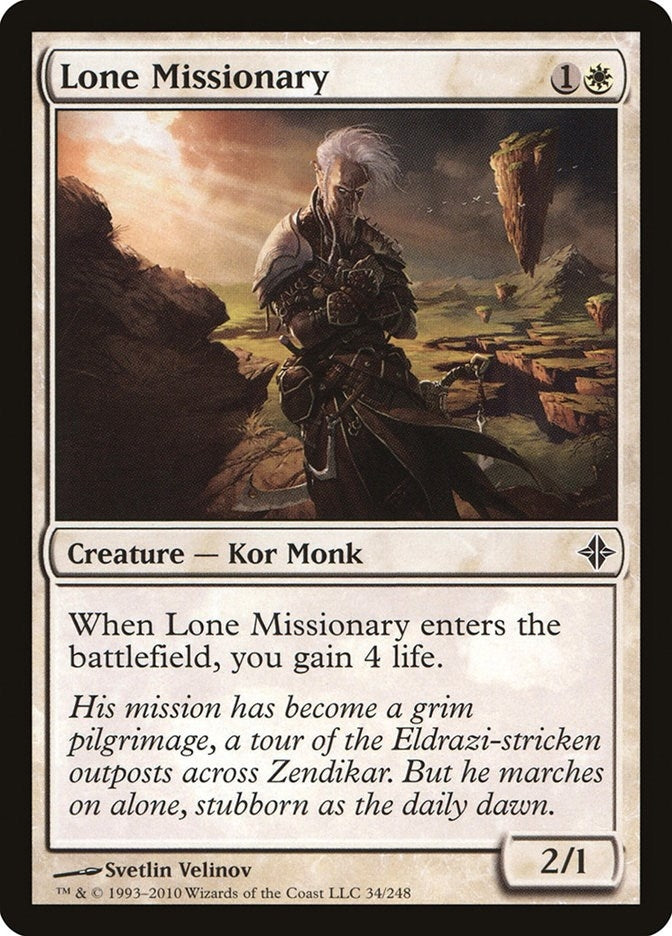 Lone Missionary (34) (Rise of the Eldrazi)
