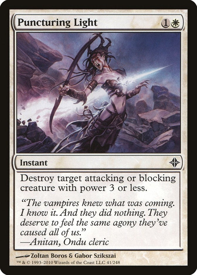 Puncturing Light (41) (Rise of the Eldrazi)
