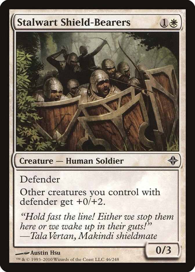 Stalwart Shield-Bearers (46) (Rise of the Eldrazi)