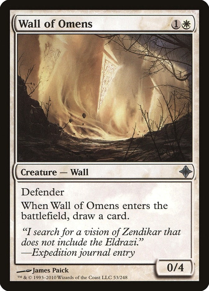 Wall of Omens (53) (Rise of the Eldrazi)