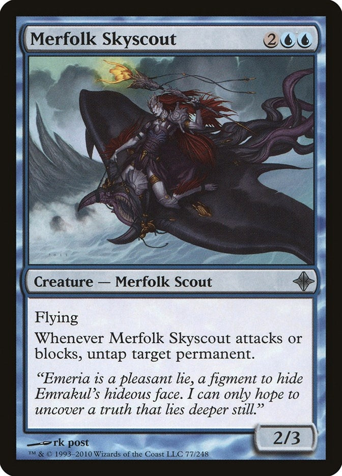 Merfolk Skyscout (77) (Rise of the Eldrazi)