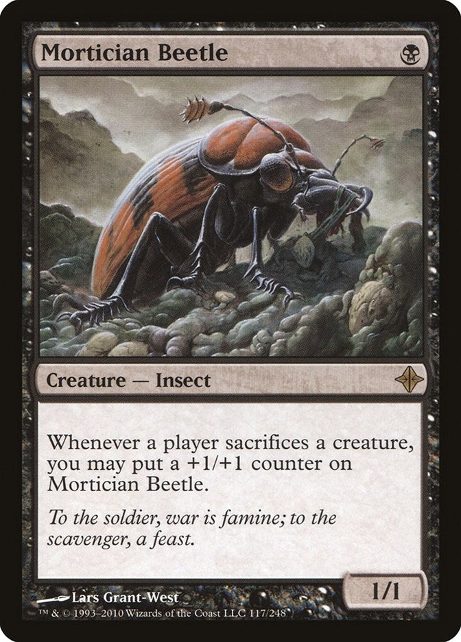 Mortician Beetle (117) (Rise of the Eldrazi)