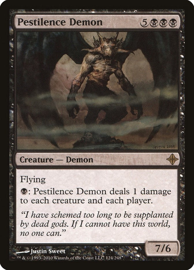 Pestilence Demon (124) (Rise of the Eldrazi)
